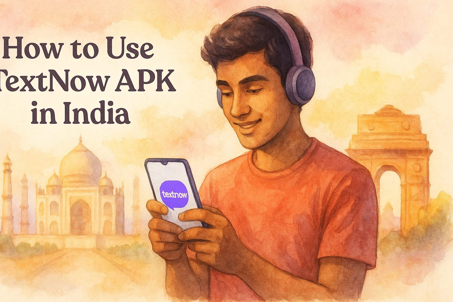 How to Use TextNow APK in India 1 How to Use TextNow in India