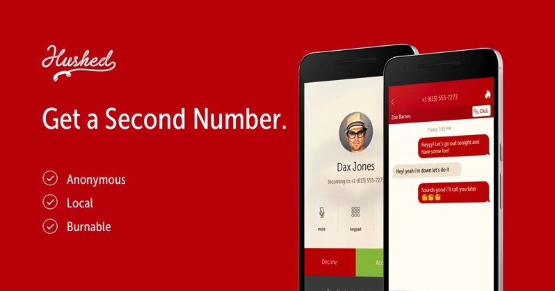 Best Options or Alternatives similar to TextNow in 2025? 9 hushed 1